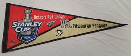 2008 Stanley Cup Detroit Red Wings Pittsburgh Penguins 12x30 Pennant - £15.81 GBP