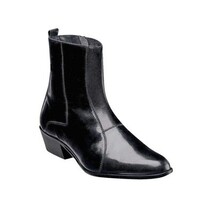 24855-001 Men's Stacy Adams Santos Side Zip Boot Soft Leather Black image 14