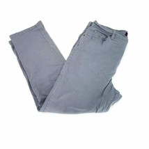 Gloria Vanderbilt Womens Straight Jeans Gray Pockets High Rise Stretch  ... - £11.06 GBP