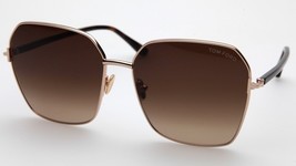 NEW TOM FORD Claudia-02 TF839 52F Gold SUNGLASSES 62-16-140mm B60mm Italy - £135.58 GBP