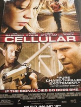 Movie Theater Cinema Poster Lobby Card 2004 Cellular Jason Statham Kim B... - £23.23 GBP