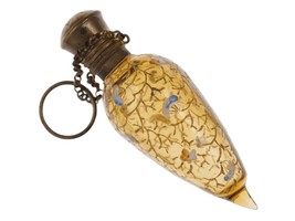 c1890 Moser enameled Chatelaine perfume bottle - $272.25
