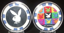 (1) Vintage Playboy Poker Chip - Blue - Very Hard To Find Chip - $12.95