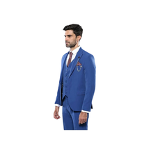 Men 3 Piece Suit WESSI by J.VALINTIN Extra Slim Fit JV3 Light Blue TURKEY USA image 7