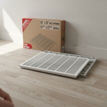 White Steel Return Air Filter Grill for 30x20 Wall Openings, Removable D... - $2,488.53 MXN