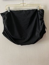 AVENUE Swim Black Stretch Skirt Bottoms Tummy Control Size 18w NWT - £17.28 GBP