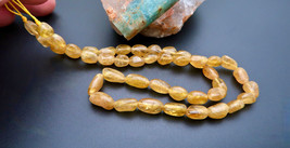 All New Stunning Beautiful Golden Yellow Heliodor Bead Strand -VIVID Beryl Beads - $63.58