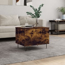 Industrial Rustic Smoked Oak Wooden Living Room Coffee Table With Lift Top Wood - £58.00 GBP