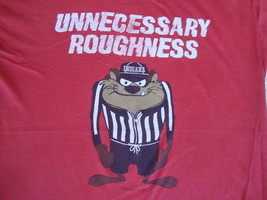 Vintage NCAA Indiana Hoosiers Loony Tunes Taz 1987 football Paper thin T shirt M - £15.60 GBP