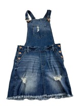Celebrity Pink Size Small Bib Overalls Style Dress Denim Blue Jean Distr... - $18.81