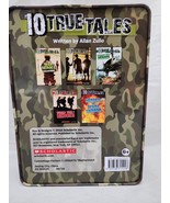 10 True Tales Allan Zullo WAR WW11 WW1 IRAQ VIETNAM History Camo Tin 5 B... - £15.53 GBP