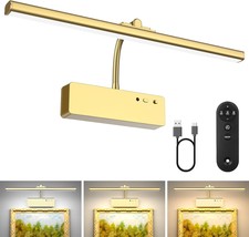 Picture Light With Remote, 15.35Inch Wireless Rechargeable Battery Wall,... - $42.94