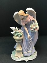 Members Mark Porcelain Angel 12” Hand Painted Model #NL0401C without box... - $24.74