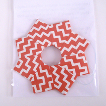 Christmas Ornament Origami Wreath Grab Bag set of 6 - $36.00