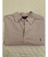 Ralph Lauren Blue Label Classic Fit Size XL Purple Lavender Button Down ... - $23.76