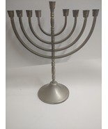 Vintage Israeli Classic Design Judaica SilverPlated Chanukah Hanukah Men... - $119.87 CAD