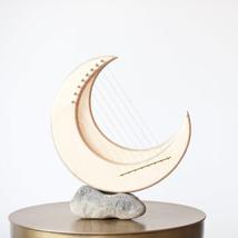 lyre little crescent moon small harp mini string instrument - £318.54 GBP+