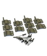 10 Pack, Green Tarp Tie Down Hook (A), Plus Black Rivet Kit, fits Milita... - $122.18 CAD
