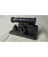 USSR Russian Tsar Cannon Cast Iron Figurine 1972 - $108.83