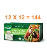 12 Pack Knorr Vegetable Stock Tasty Vegetarian Herbals For Cooking 144 Cube All - £59.77 GBP