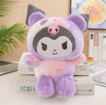 SAMRIO KURAMI Plush Hello Kitty My Melody Plushies 8.5&quot; Stuffed Animal Tie dye - £18.37 GBP
