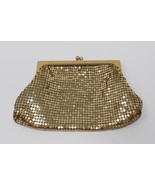 Whiting &amp; Davis Gold Tone Metal Mesh Coin Purse - $821.82 MXN