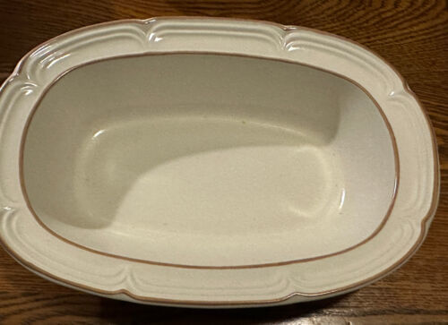 Primary image for Covington Edition Oval Serving Bowl Stoneware Japan Made 10-1/2" x 7" 3" Deep