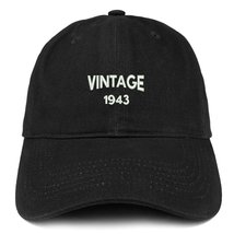 Trendy Apparel Shop Small Vintage 1943 Embroidered 80th Birthday Adjustable Cott - £15.71 GBP