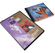 Meat Loaf Bat Out of Hell DVD &amp; CD Lot Rock Classic Albums Back Into Hel... - $11.87
