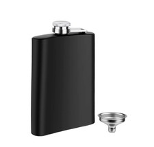 Stainless Steel Pocket  Hip Flasks Whiskey Alcohol Drinks Holder Pocket 270ml - £23.22 GBP