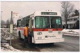 Postcard Ottawa Carleton OC Transpo Bus 8391 Orion I Blackburn Hamlet - £2.84 GBP