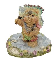Pow Wow Bears Rainmaking Beauchamp Studio Limited Edition Resin 3.5&quot; Fig... - $9.89