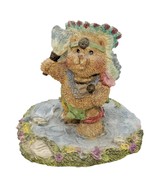 Pow Wow Bears Rainmaking Beauchamp Studio Limited Edition Resin 3.5&quot; Fig... - $9.89
