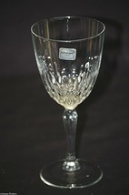 Old Vintage Luminarc Diamond Pattern Crystal Stemware Clear Wine Glass ~... - £10.26 GBP