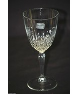 Old Vintage Luminarc Diamond Pattern Crystal Stemware Clear Wine Glass ~... - £10.11 GBP