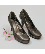 Via Neroli Pearlized Women&#39;s Gray Platform Pumps US 8M - $24.72