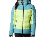 Columbia Women&#39;s Wild Card Down Jacket, Voltage/Canyon Blue X-Small - $140.58