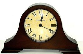 Vtg Howard Miller Wood Mantle &amp; Desk Design Quartz 14&quot; X 8&quot; X 4&quot; Clock Face 5&quot; - £79.83 GBP