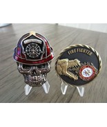 Lot of Two Firefighter Challenge Coins Firefighters Prayer &amp; First In La... - $48.51 CAD