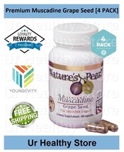 Premium Muscadine Grape Seed 60 Capsules [4 PACK] Youngevity **LOYALTY R... - £101.44 GBP