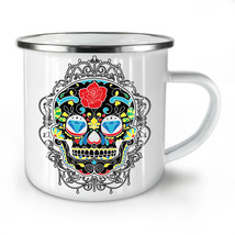 Colors Face Skull NEW Enamel Tea Mug 10 oz | Wellcoda - £18.27 GBP