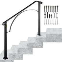 VEVOR Handrails for Outdoor Steps, Fit 4 or 5 Steps Outdoor Stair Railin... - £174.09 GBP