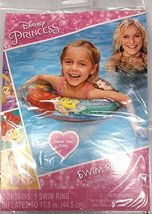 What Kids Want Disney Princess - Ariel, Belle, Rapunzel - 17.5&quot; Swim Ring - Incl - £4.01 GBP