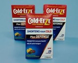 3x Cold EeZe Cold Remedy Shortens Your Cold Defense 25 Lozenges Ea Elder... - $19.59