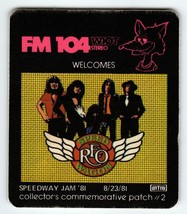 Reo Speedwagon Backstage Pass Hi Infidelity 1981 World Tour Speedway Jam Rock - £12.33 GBP