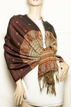 Rainbow Paisley bee Pashmina Shawl / Wrap / scarves 18 colors us wholesaler - £7.07 GBP