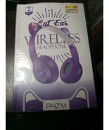 Cat Ear Wireless Headphones for Kids Foldable Bluetooth Headset Mic/Wire... - $32.49 CAD