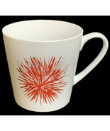 STARBUCKS 2014 Large WHITE MUG RED STARBURST 17.8 oz 4&quot; Tall &amp; Wide Flar... - £5.29 GBP