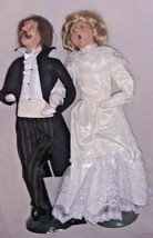 Byers Choice Carolers 1999 Victorian Dancing Couple Man Woman  - £73.34 GBP