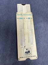 Vintage Hunter Meats 1969 profit calculator meat packing - $8.91